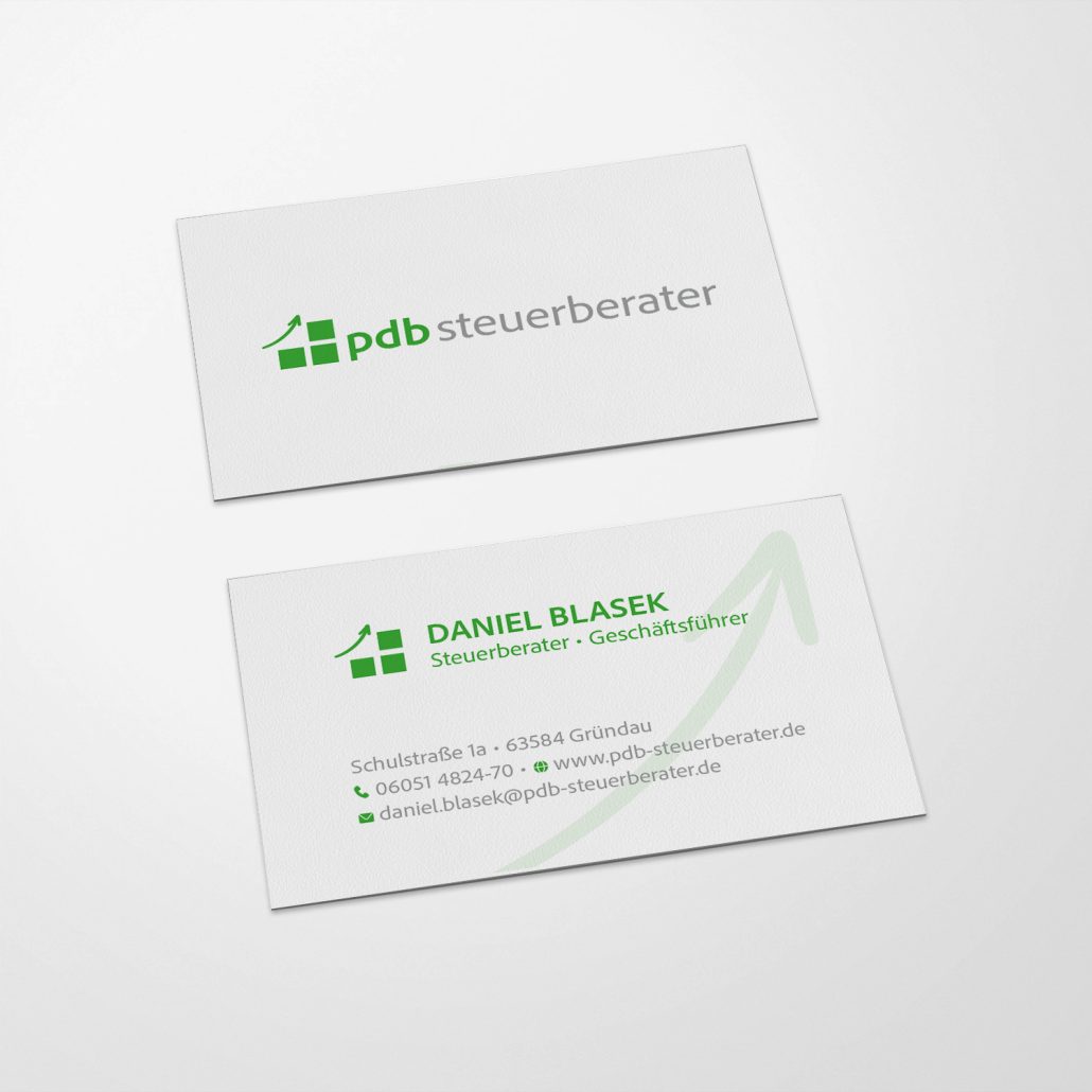 Visitenkarte quer PDB Steuerberater GmbH Rothenbergen