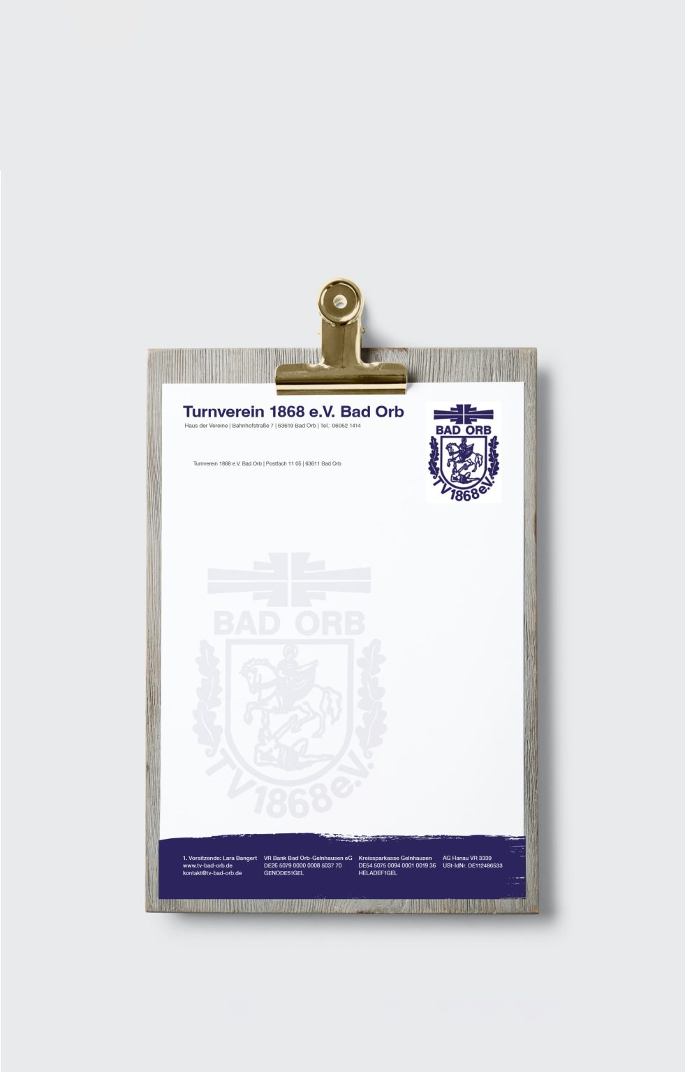 Briefpapier Turnverein Bad Orb