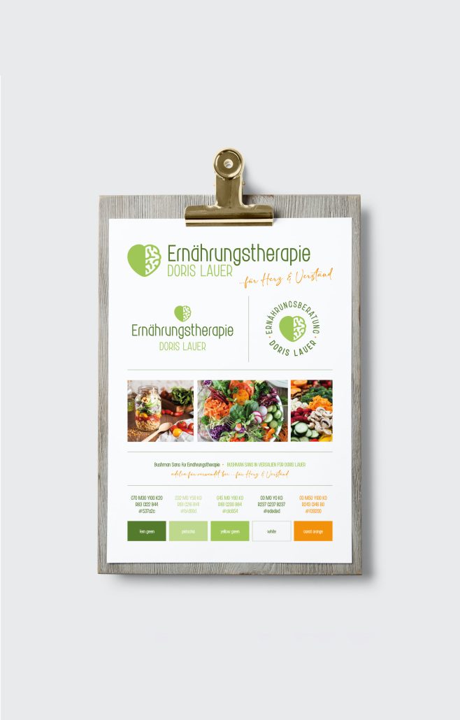 Corporate Design Doris Lauer Ernährungstherapie Ernährungsberatung Bad Orb